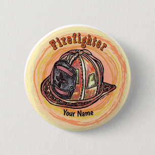Firefighter Helmet-stift Knapp