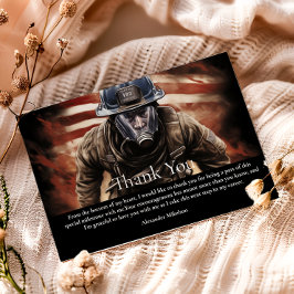 Firefighter Hero Graduation Tack Kort