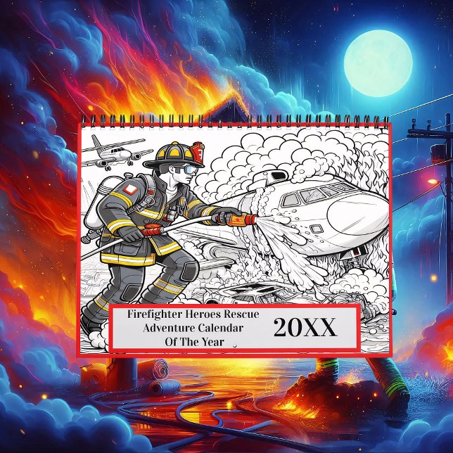Firefighter Heroes Rädding Äventyr 2025/2026 Kalender (Skapare uppladdad)