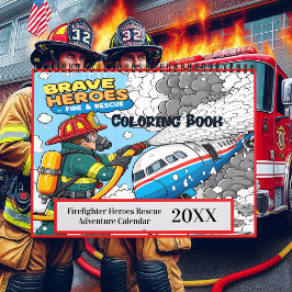 Firefighter Heroes Rädding Äventyr 20XX Kalender
