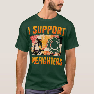 Firefighter I Support Firefighters Manar Women Kid T Shirt