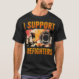 Firefighter I Support Firefighters Manar Women Kid T Shirt