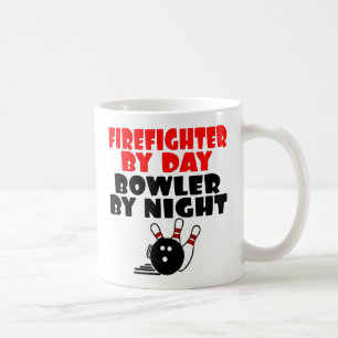 Firefighter Kärlek Bowling Kaffemugg