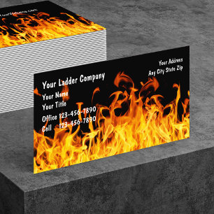 Firefighter Ladder Company Visitkort
