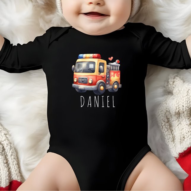 Firefighter Lastbil Cute Fireman T Shirt (Skapare uppladdad)