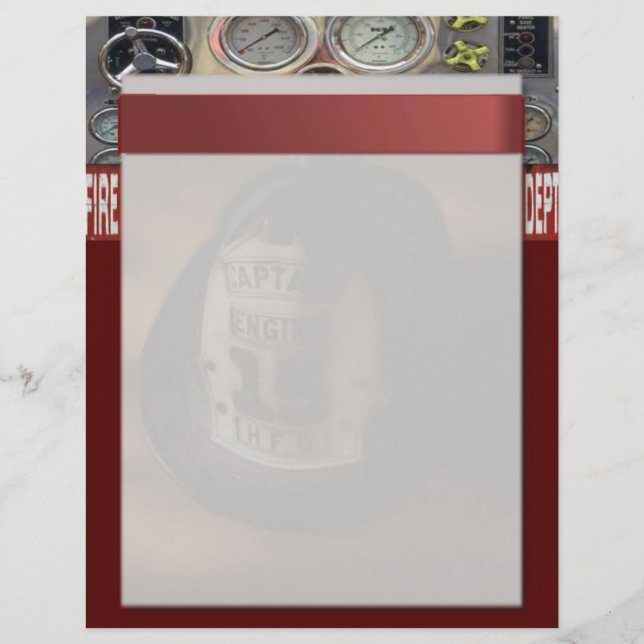 Firefighter Letterhead (Framsida)