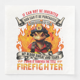 Firefighter Lizards Pappersservett