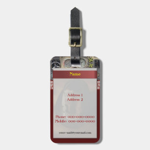 Firefighter Luggage Tag Bagagebricka