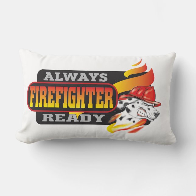Firefighter Lumbar Pillow Lumbarkudde (Framsida)