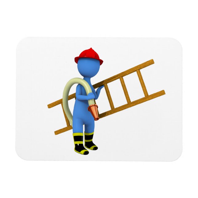 Firefighter Magnet (Horisontell)