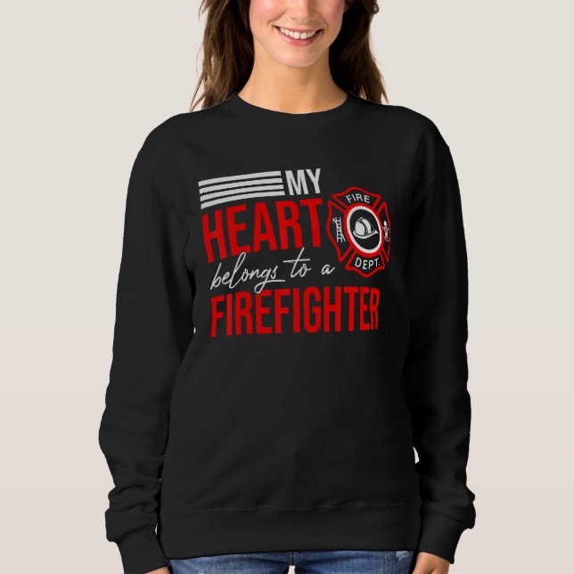 Firefighter Make Wife Fireman Firefighter Verktyg T Shirt (Framsida)