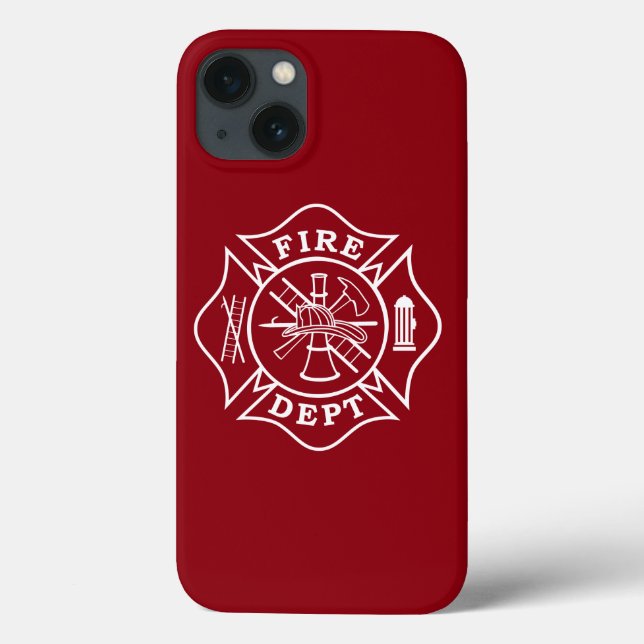 Firefighter Maltese Kor Phone Case (Baksida)