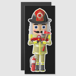 Firefighter Nutcracker med Little Red Lastbil