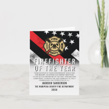 Firefighter of the Year Employee Recognition Logo