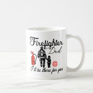 Firefighter Pappa   Fars dag-gåvor Kaffemugg