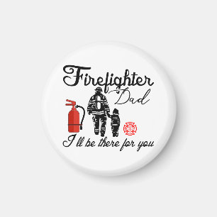 Firefighter Pappa   Fars dag-gåvor Magnet