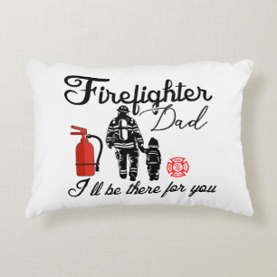 Firefighter Pappa   Fars dag-gåvor Prydnadskudde
