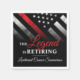 Firefighter Pension Fire Department Fireman Pappersservett