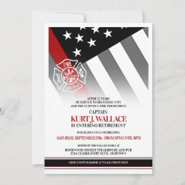 Firefighter Pension Party Inbjudningar