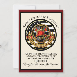 Firefighter Pension / Recognition Inbjudningar