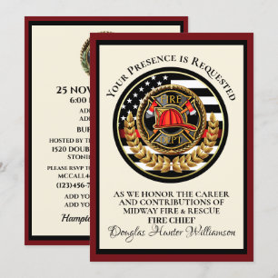 Firefighter Pension / Recognition Inbjudningar