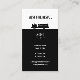 Firefighter PERFEKT Visitkort