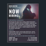 Firefighter Porträtt, rekrytering av brandmän Flygblad<br><div class="desc">Firefighter Porträtt,  Firefighter Reduction Flyer från Affärskortet Store.</div>