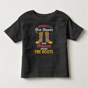 Firefighter Princess Proud Fire Fighter Girl T Shirt