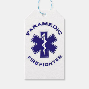 Firefighter Sjukvårdare Presentetikett