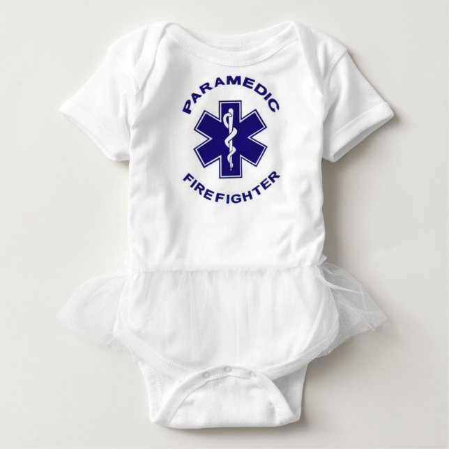 Firefighter Sjukvårdare Tee Shirt (Framsida)