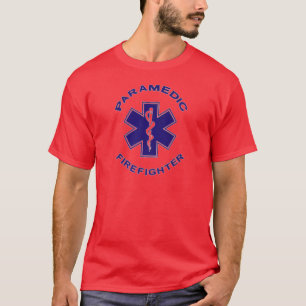Firefighter Sjukvårdare Tee Shirt