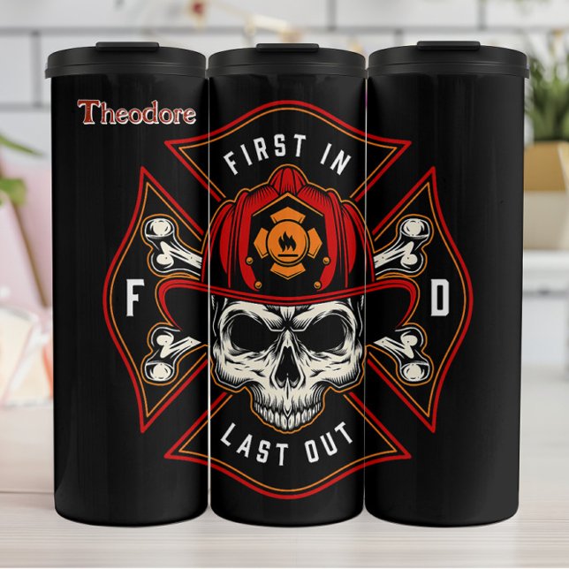 Firefighter Skull Maltese Cross (Skapare uppladdad)