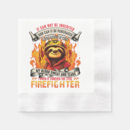 Firefighter Sloth Pappersservett