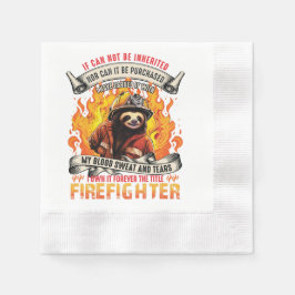 Firefighter Sloth Pappersservett