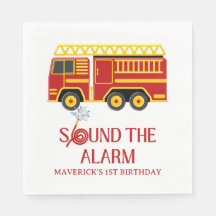 Firefighter Sound The Alarm Birthday