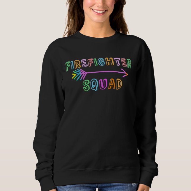 Firefighter Squad Multitasking Fire Department Res T Shirt (Framsida)