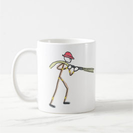 Firefighter Stickman Kaffemugg