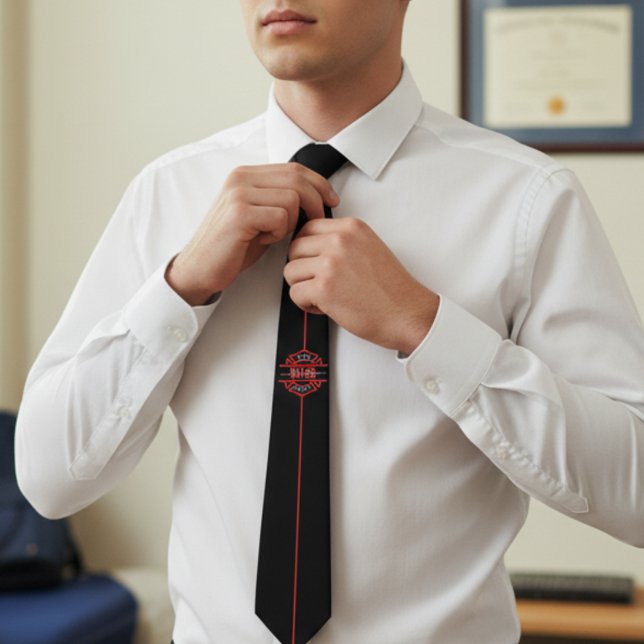 Firefighter Studenten necktie Slips (Skapare uppladdad)