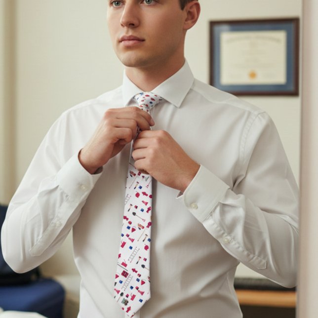 Firefighter Studenten necktie Slips (Skapare uppladdad)