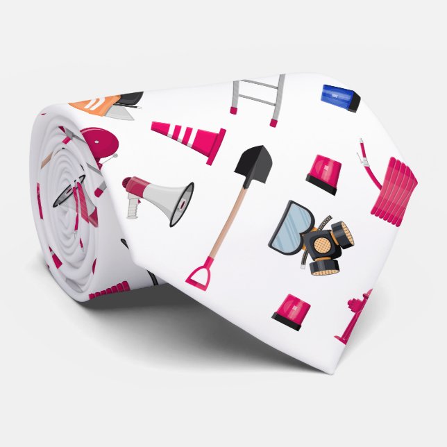 Firefighter Studenten necktie Slips (Rullad)