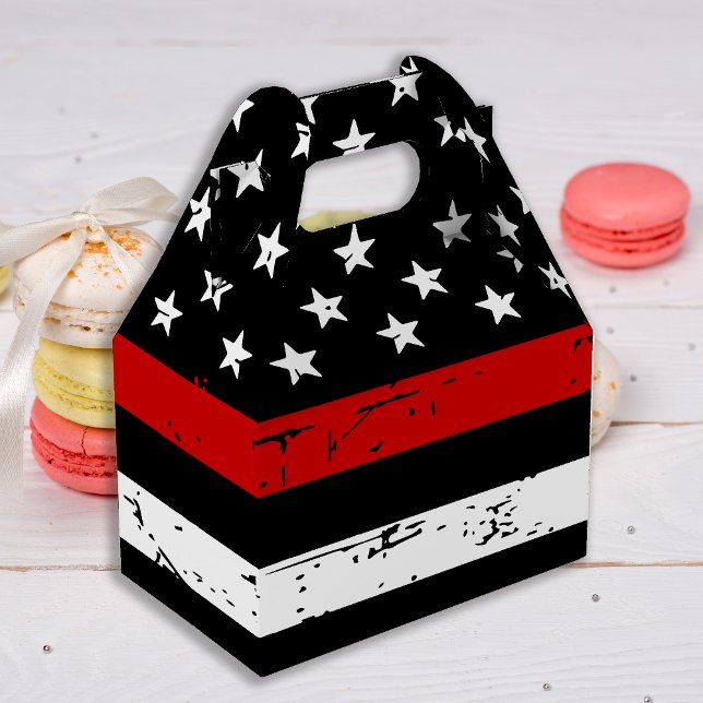 Firefighter Studentfest Thin Red Line Presentaskar (Skapare uppladdad)