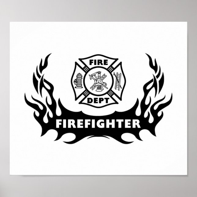 Firefighter Tattoo Poster (Framsidan)
