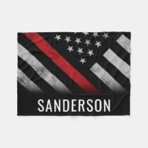 Firefighter Thin Red Line American Flagga Fireman