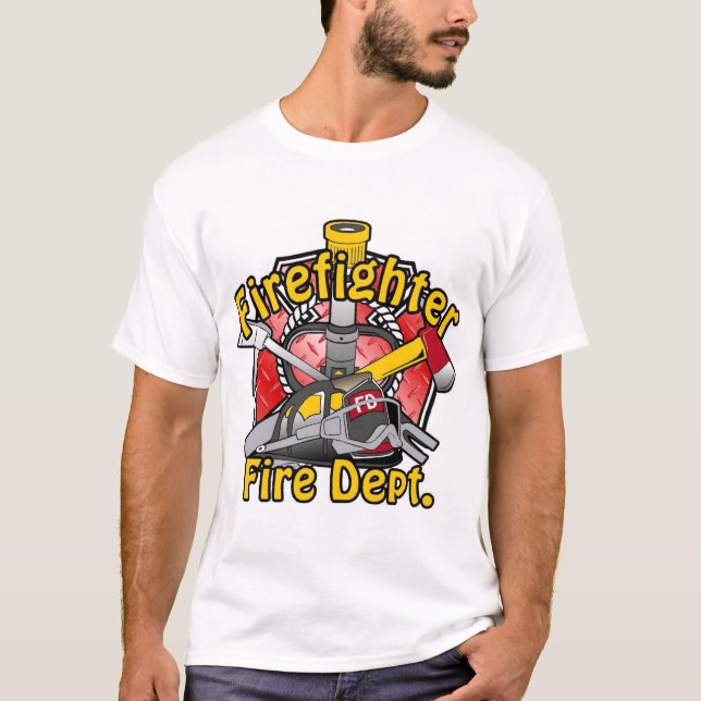 Firefighter Verktyg T-shirt (Framsida)