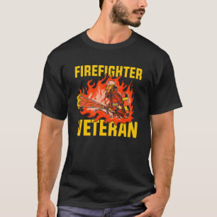 Firefighter Veteran Retiree Retrött Pension Fir T Shirt