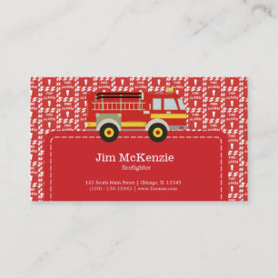 Firefighter Visitkort
