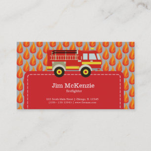Firefighter Visitkort