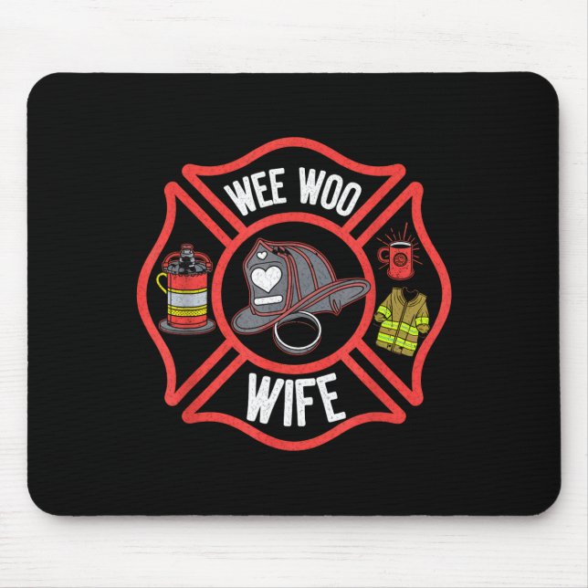 Firefighter Wife Uniform Fireman Fire Department  Musmatta (Framsidan)