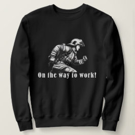Firefighter Woman "On the Way to Work!" T Shirt