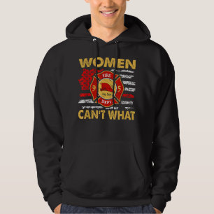 Firefighter Women Gift 911 Rädding Firefighter Hoodie